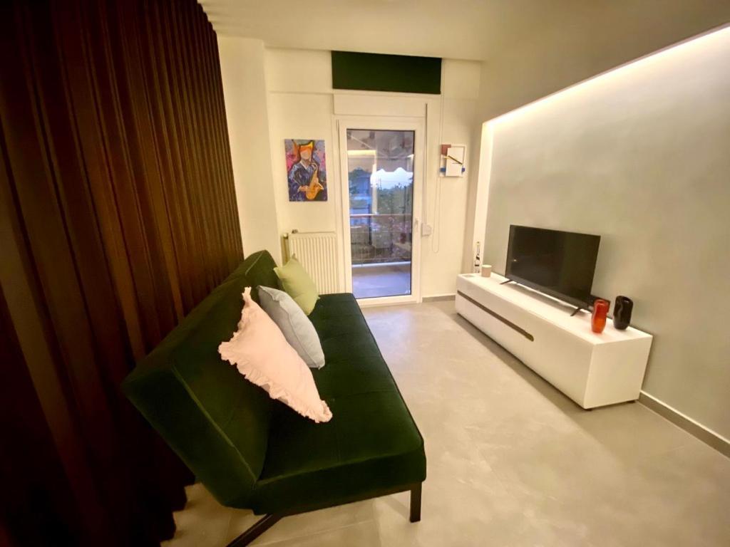 Vyron 2 Lusso Apartment Nea Michaniona Bagian luar foto