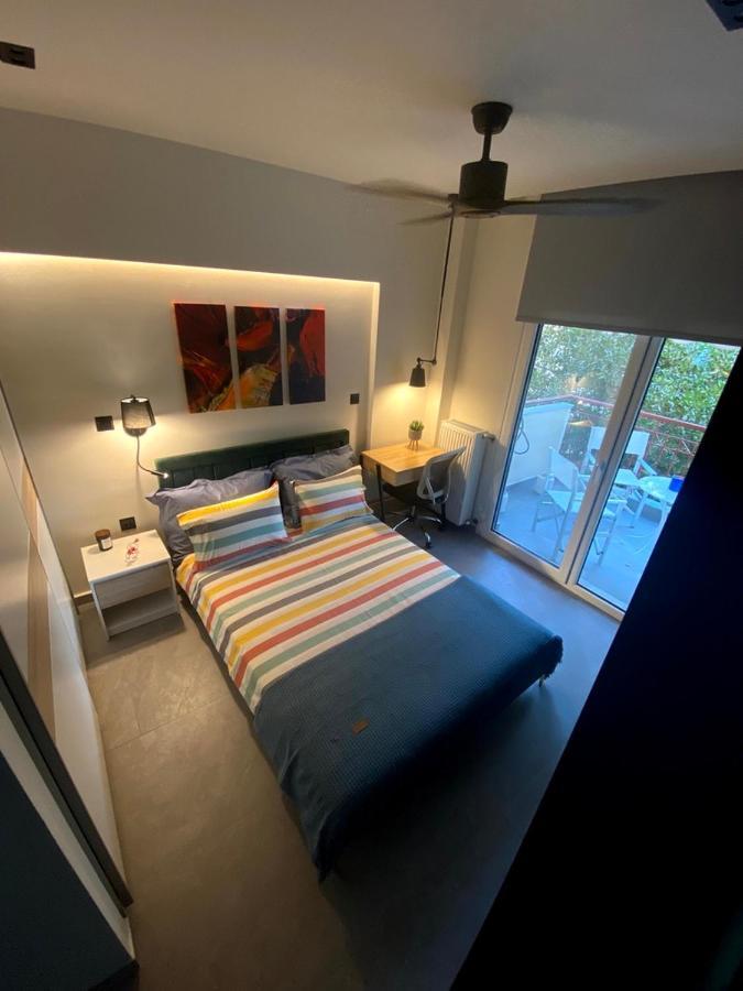 Vyron 2 Lusso Apartment Nea Michaniona Bagian luar foto